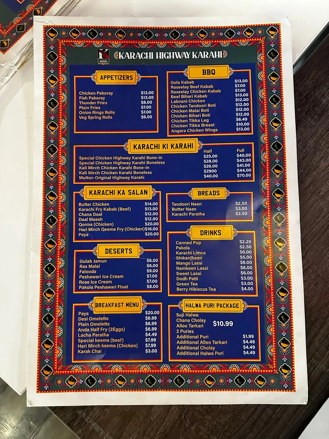 Menu 3