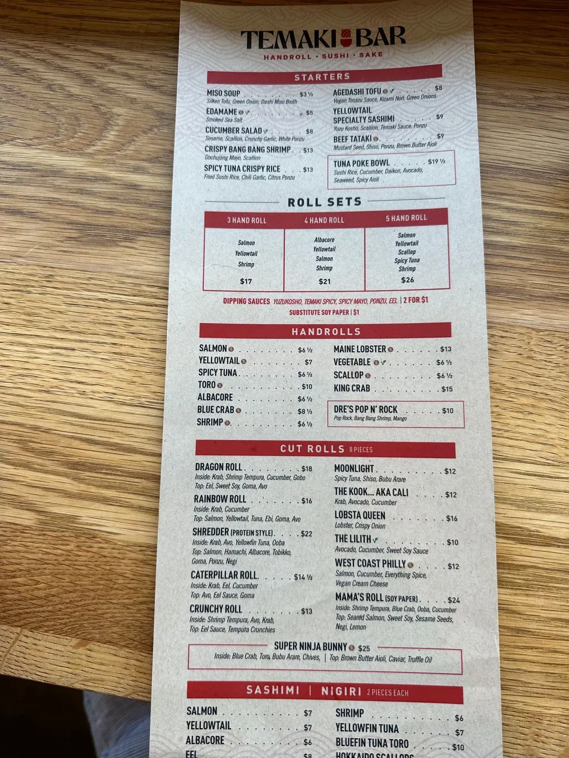 Menu 6