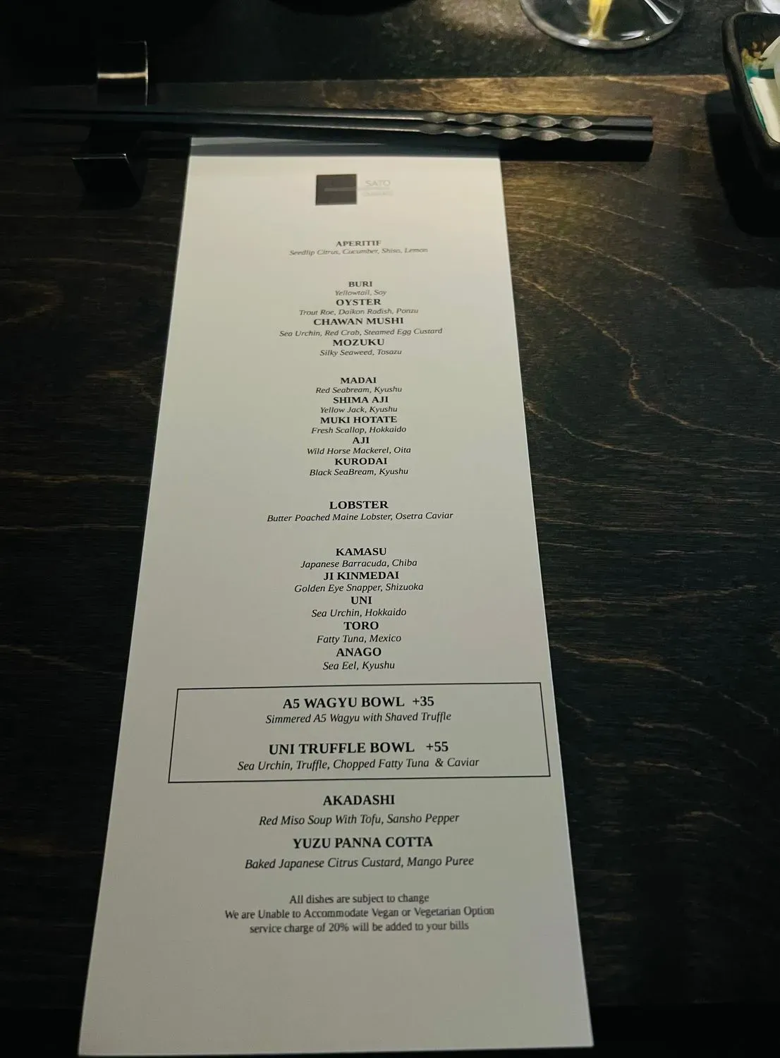 Menu 6