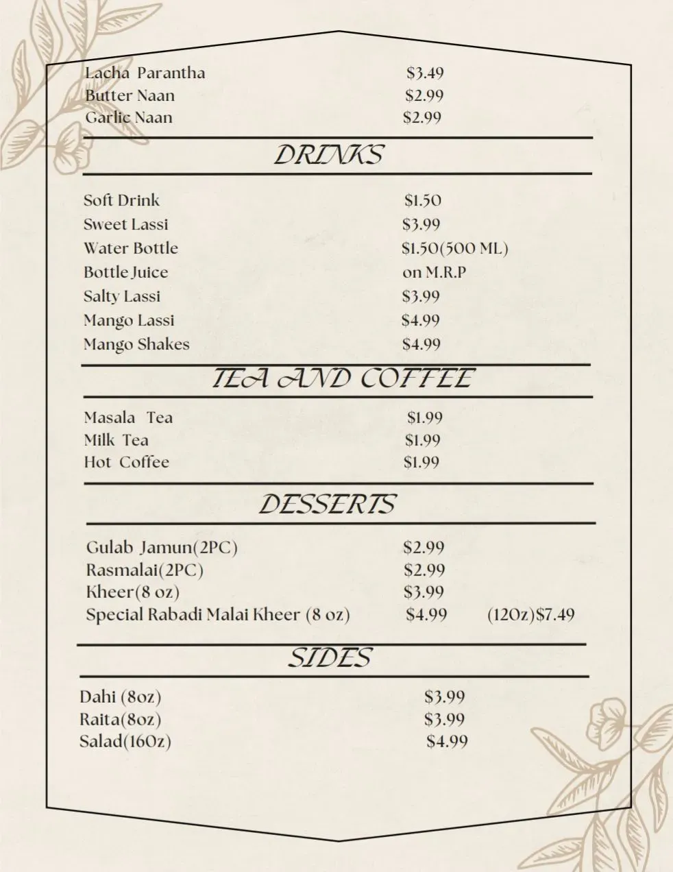 Menu 3