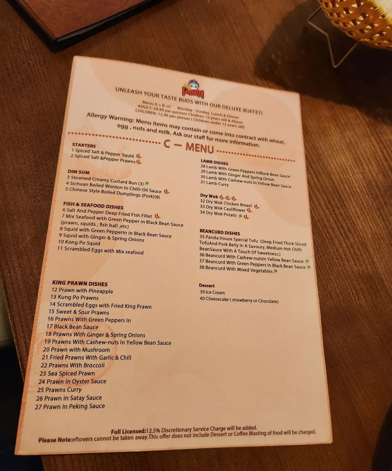 Menu 3