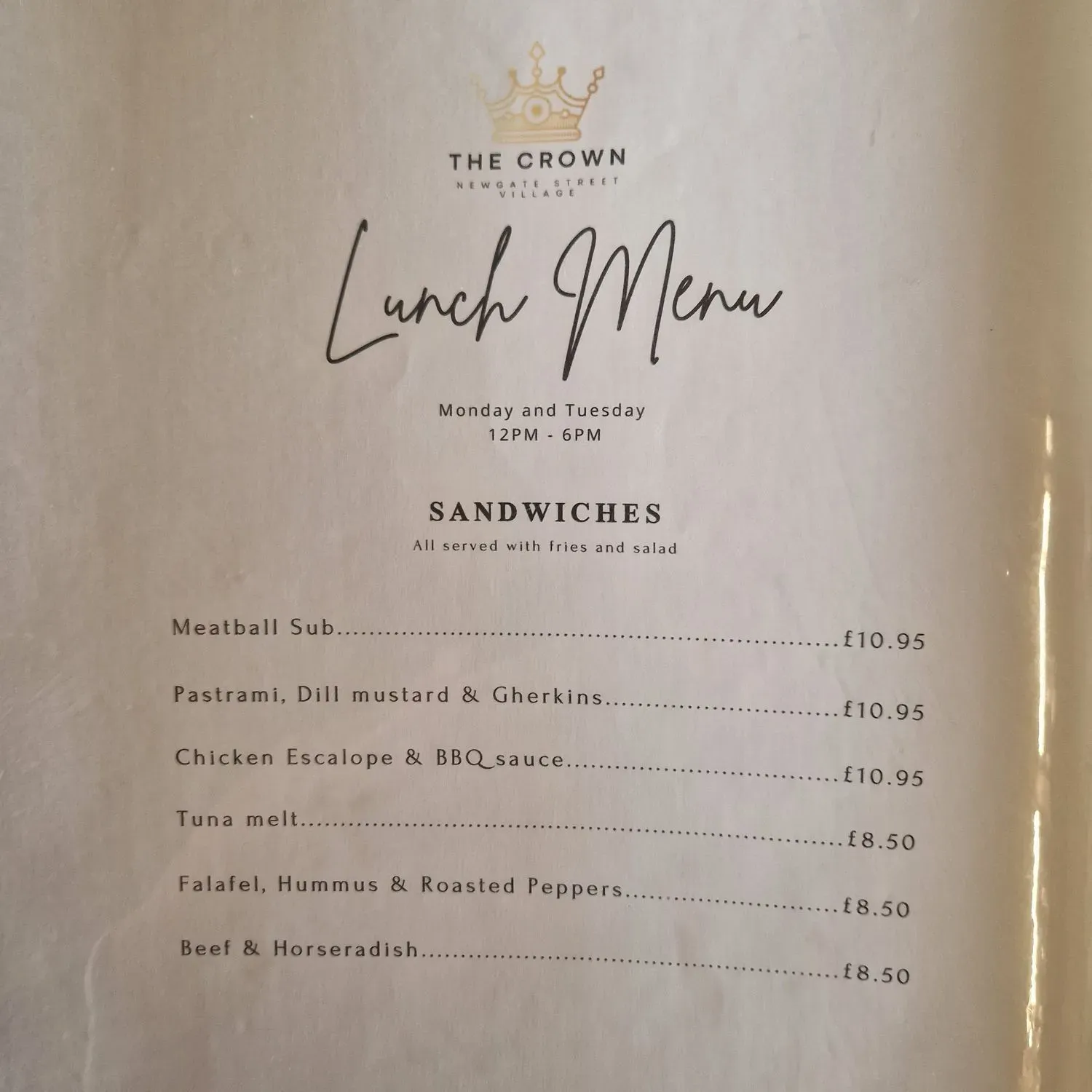 Menu 2