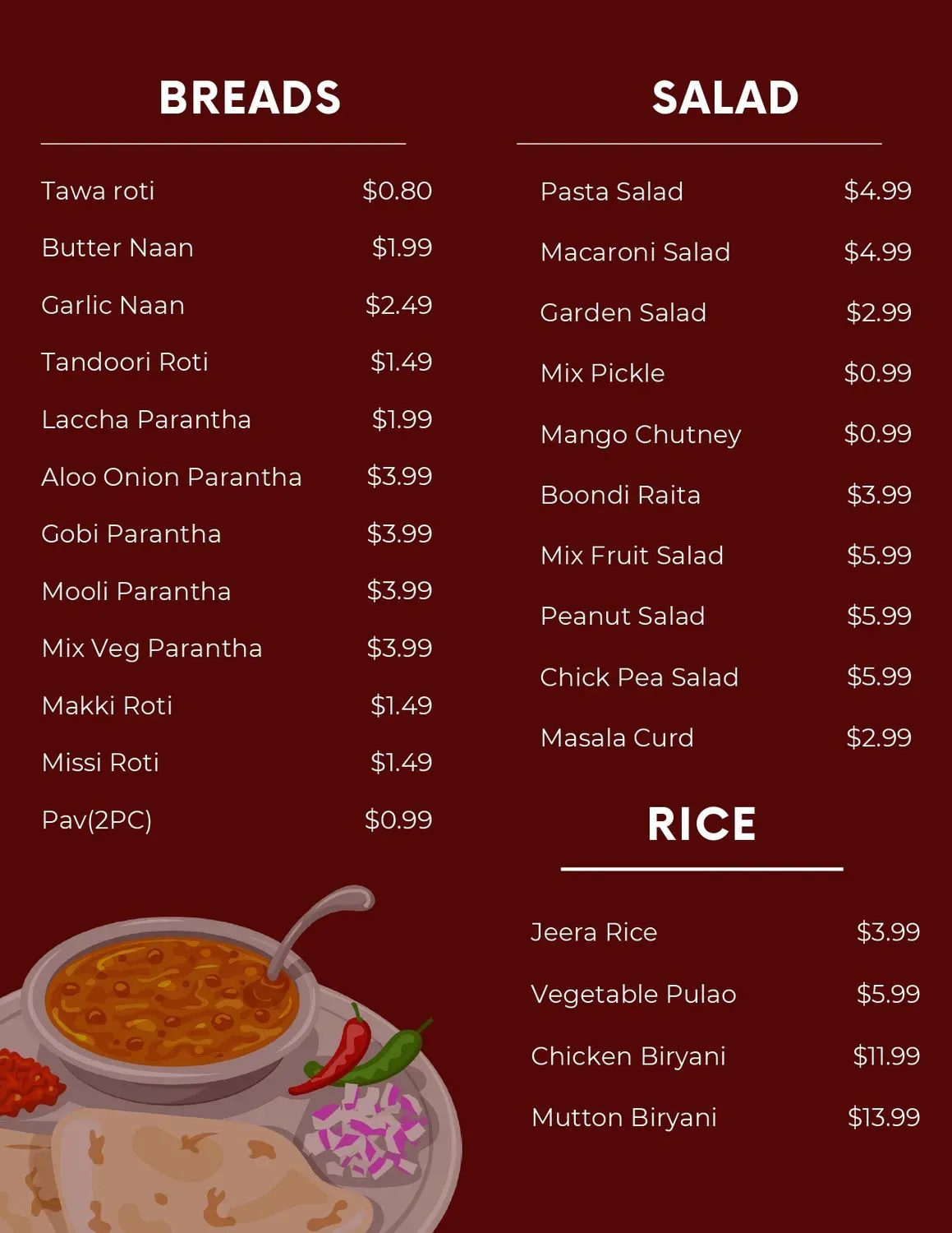 Menu 2