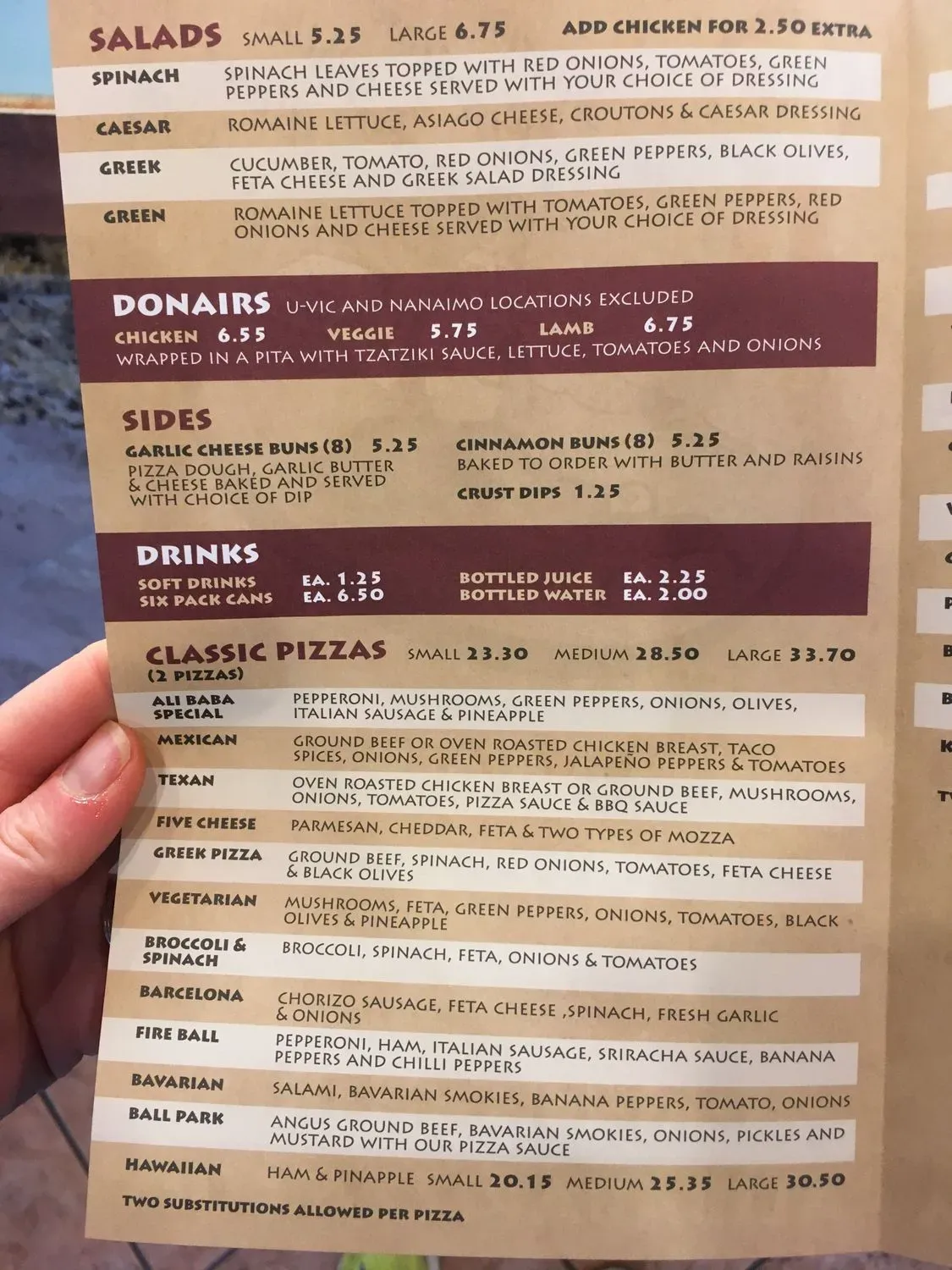 Menu 3