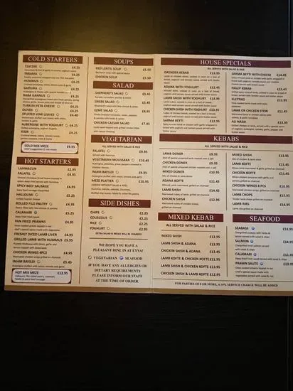 Menu 2