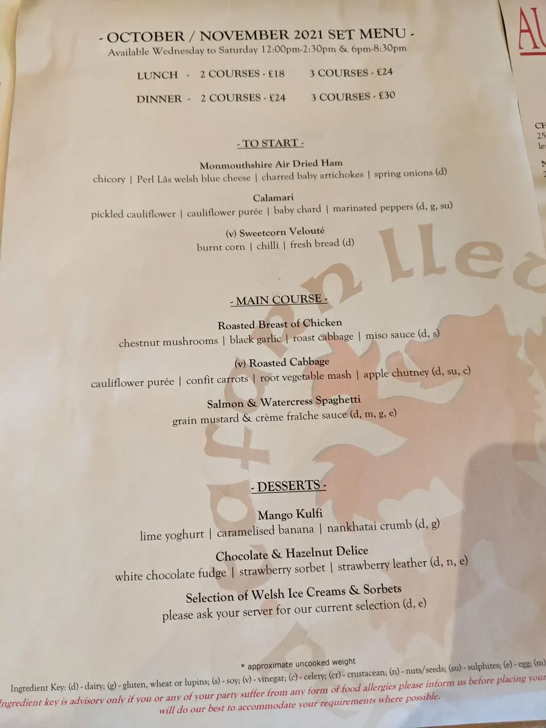 Menu 3