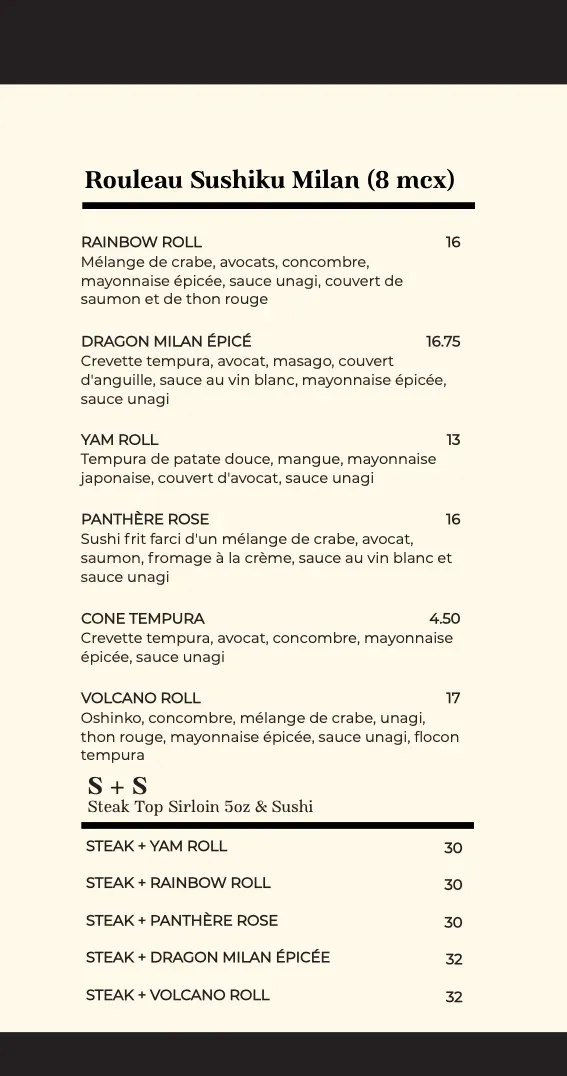 Menu 2