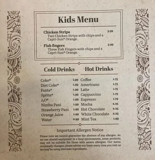 Menu 2