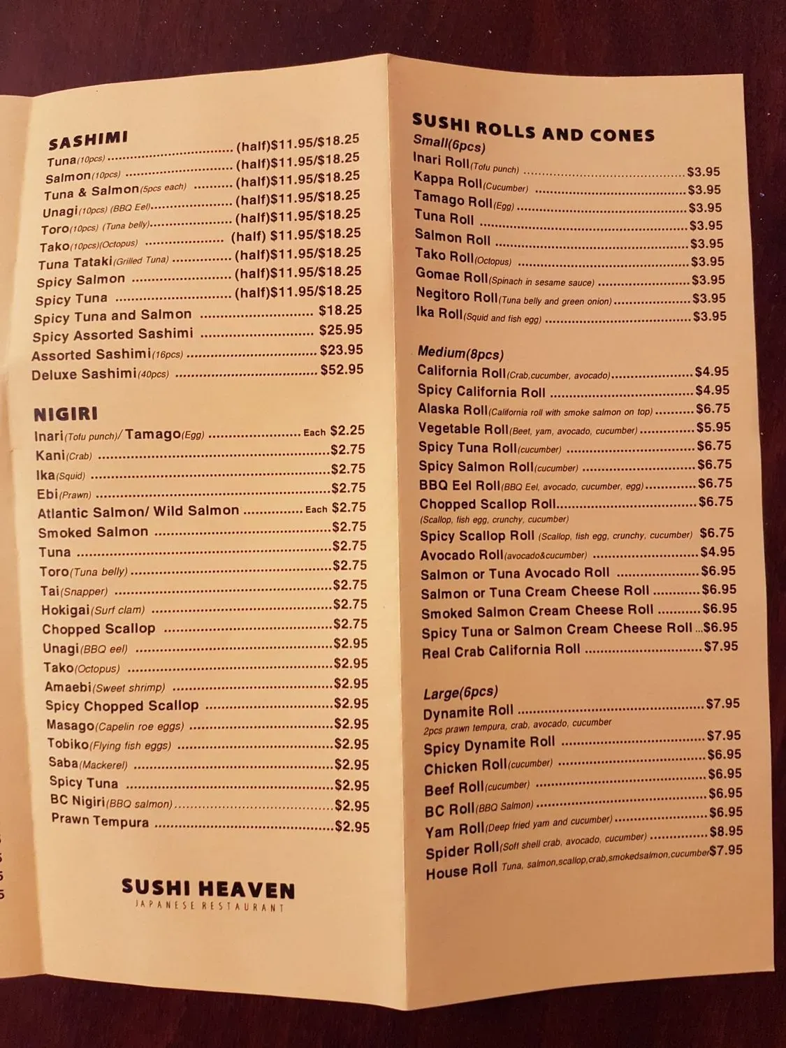 Menu 3