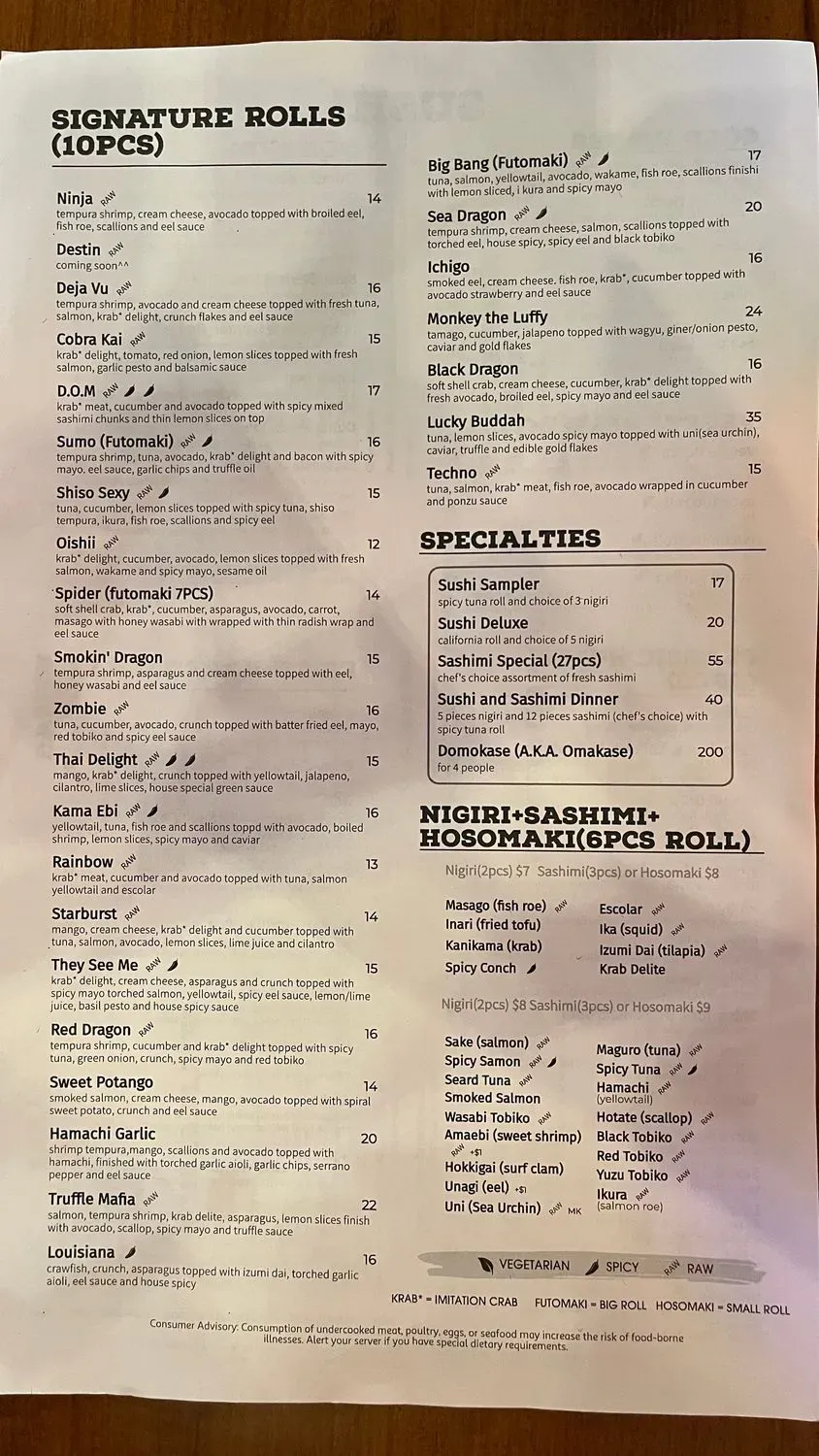 Menu 2