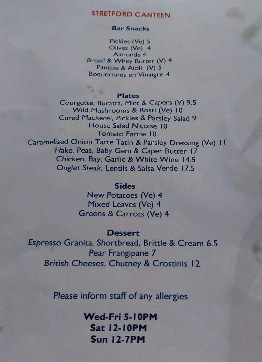 Menu 2