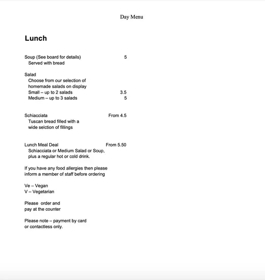 Menu 3