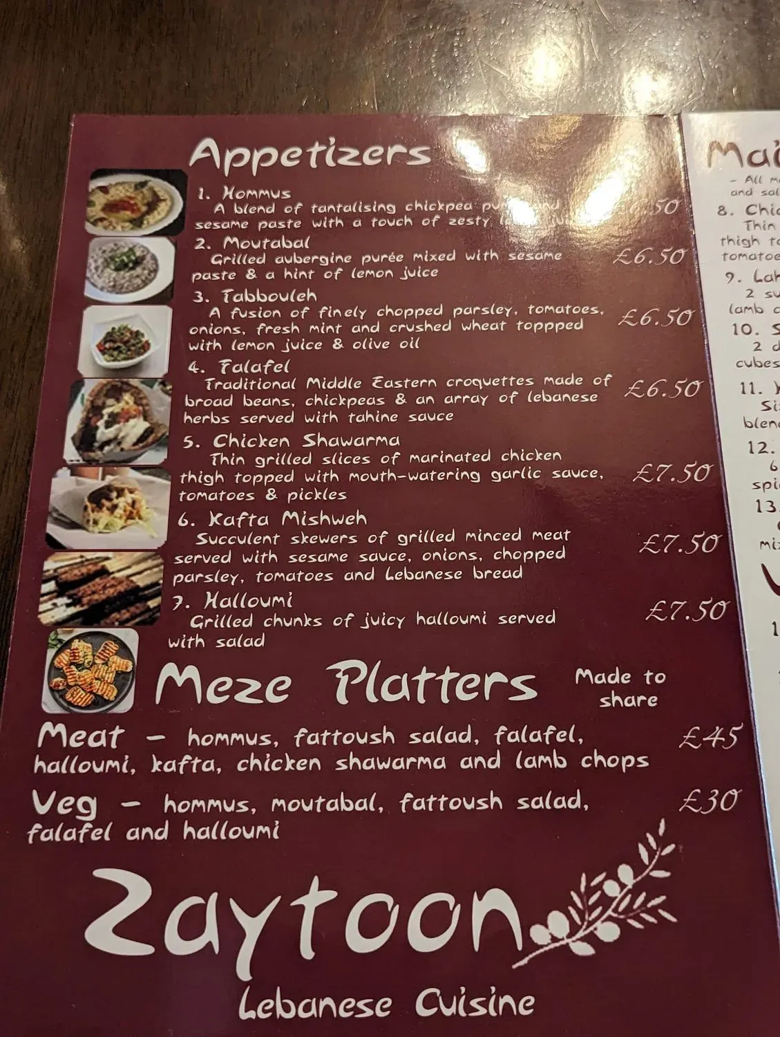 Menu 3