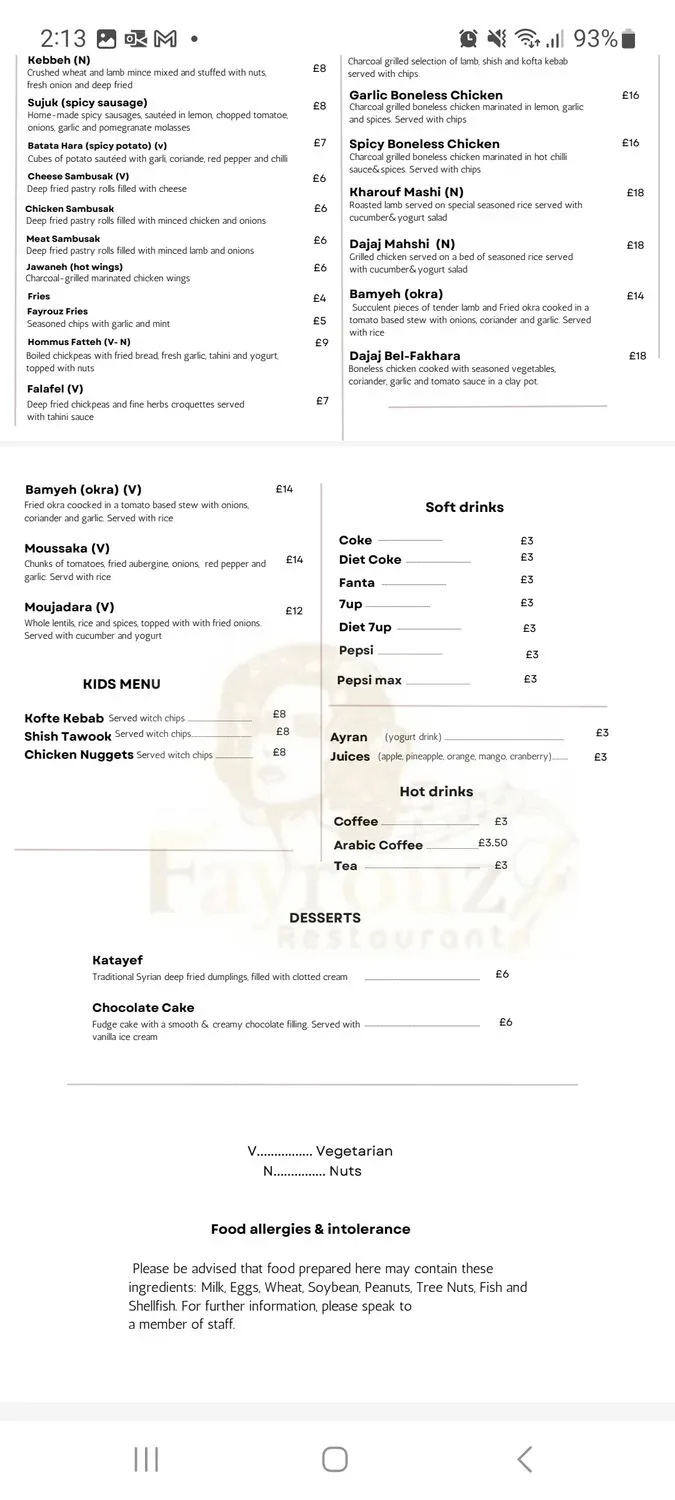 Menu 2