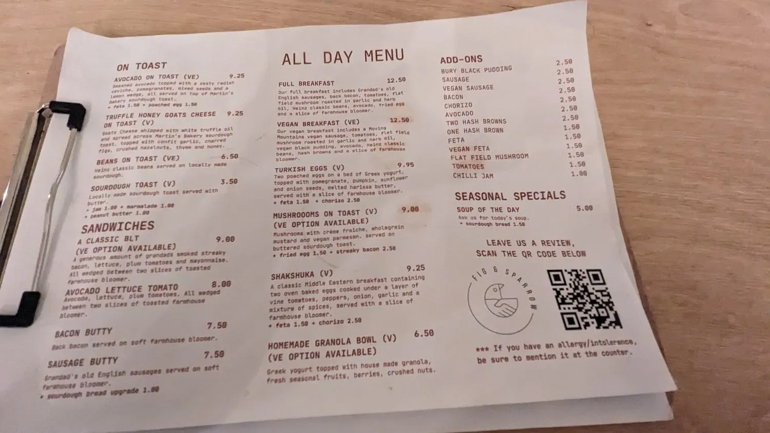 Menu 2