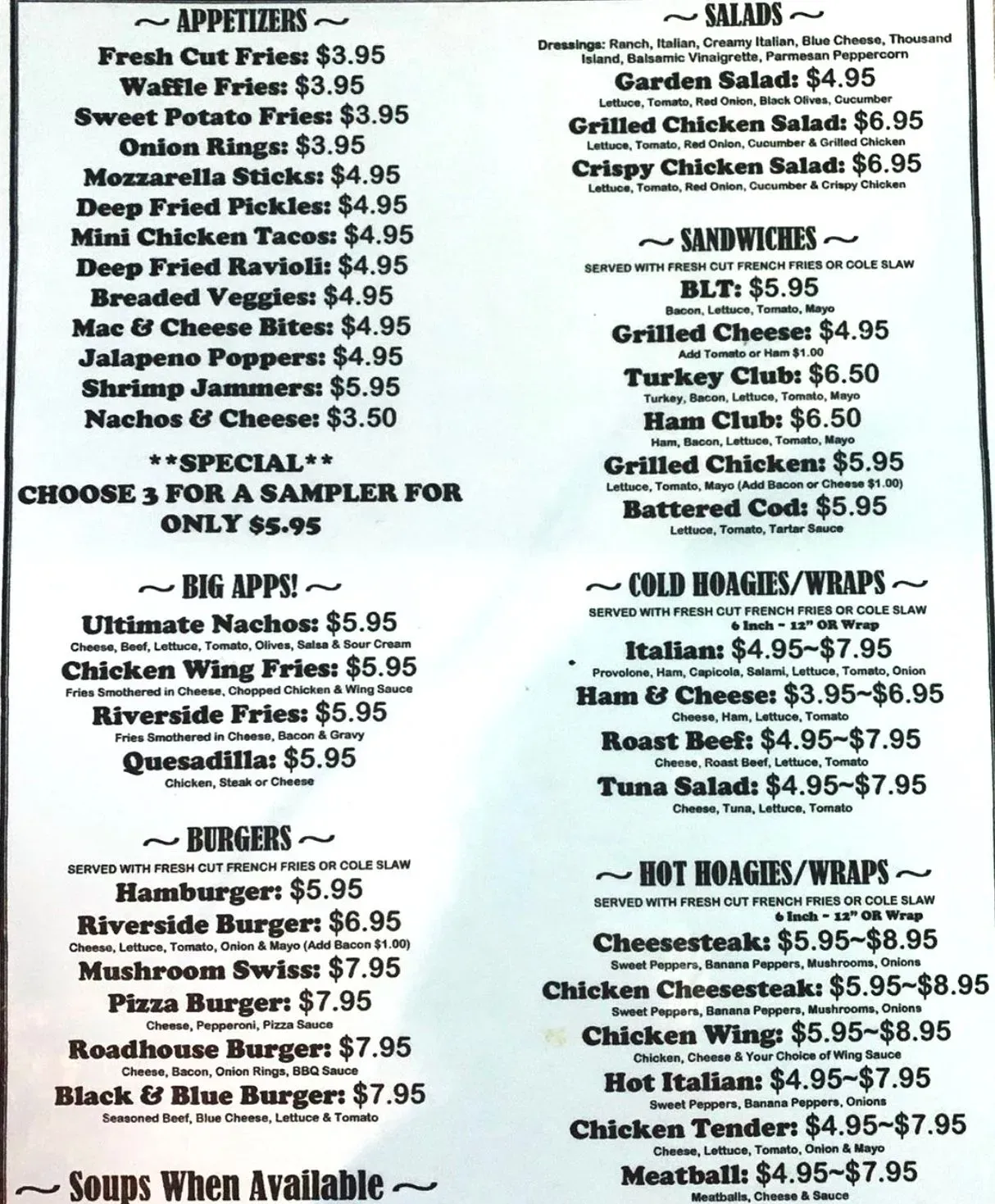 Menu 3