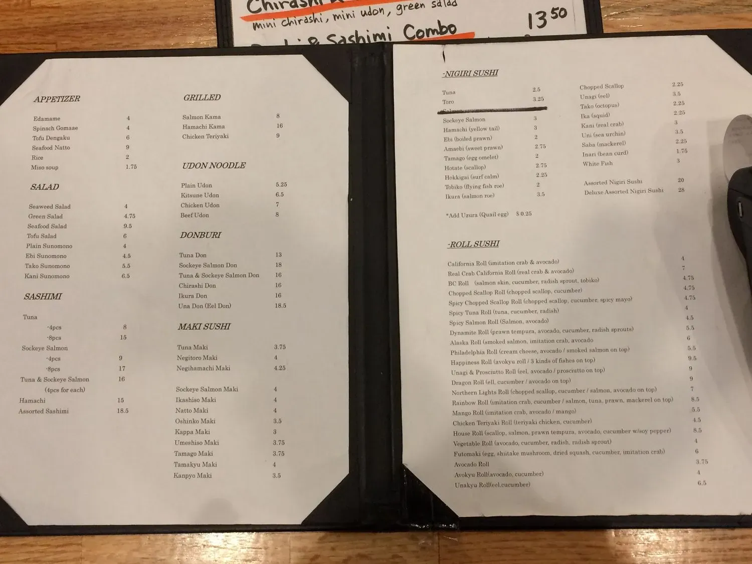 Menu 3