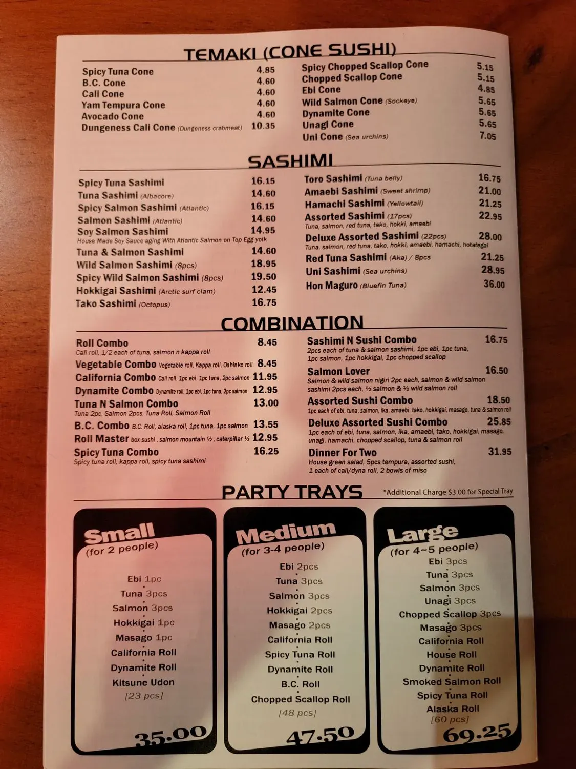 Menu 3