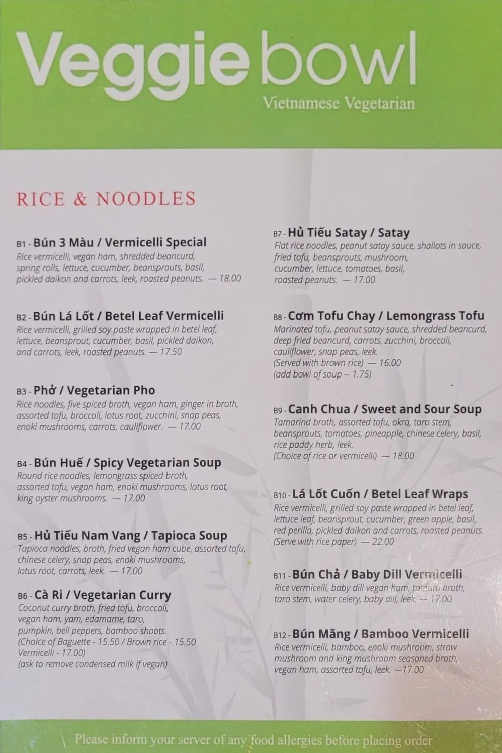 Menu 2