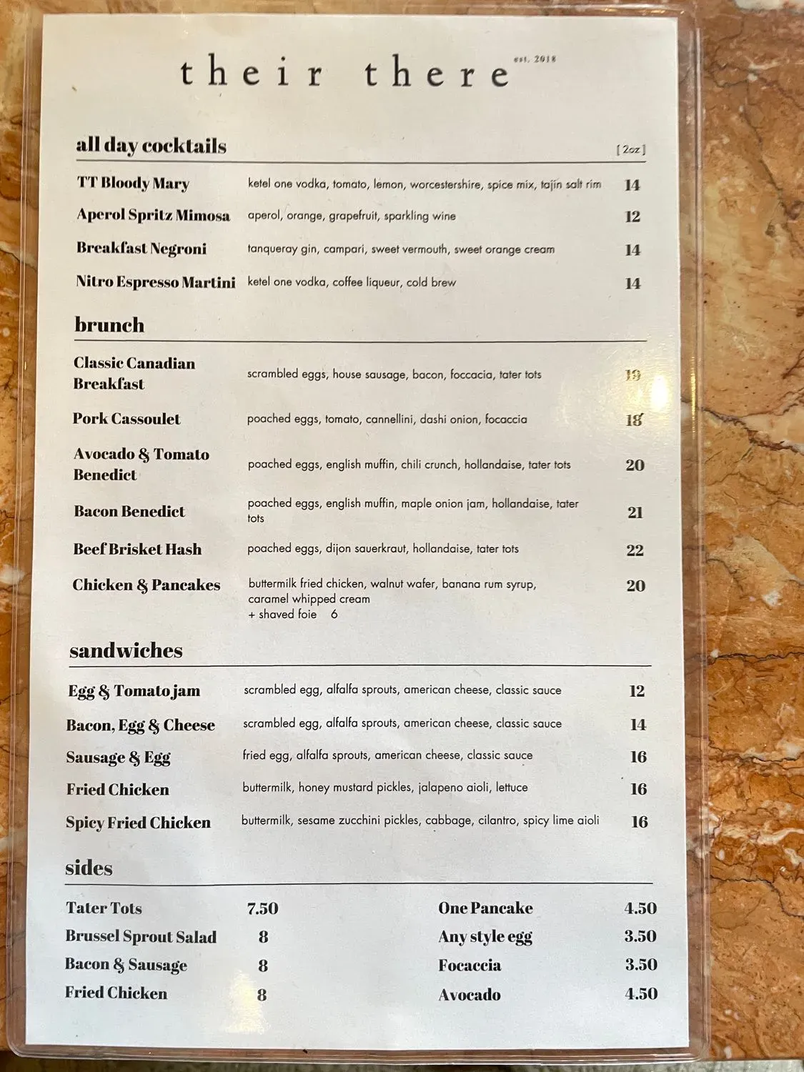 Menu 2