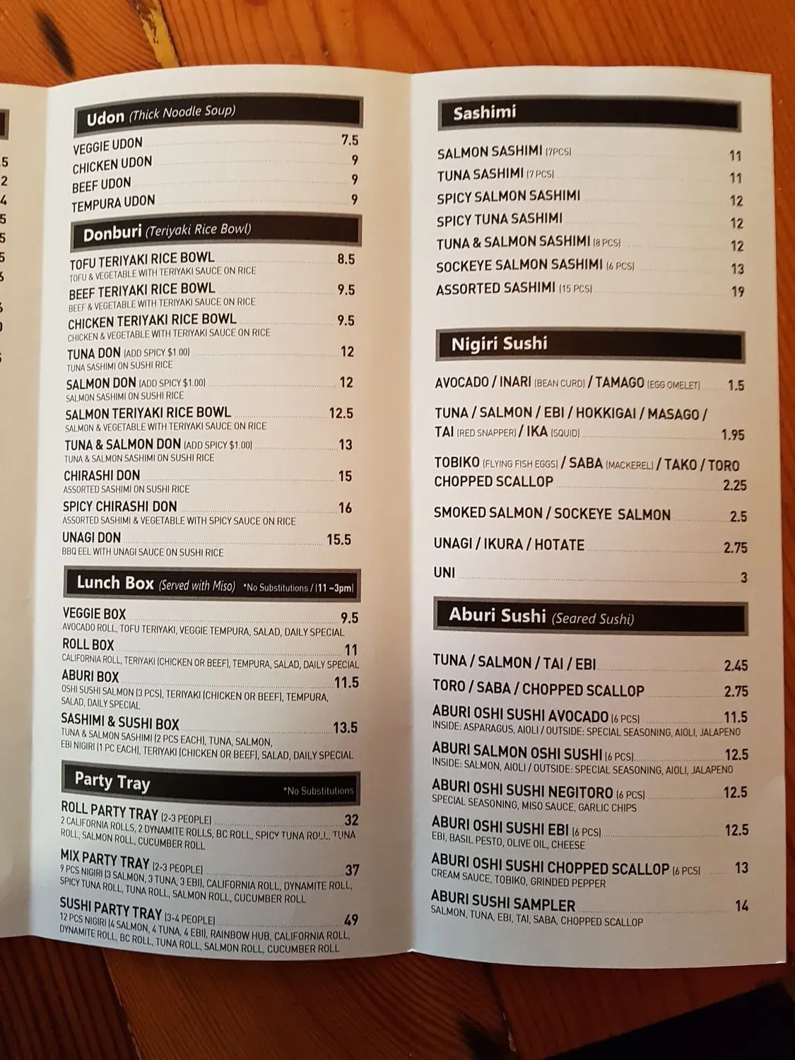 Menu 3