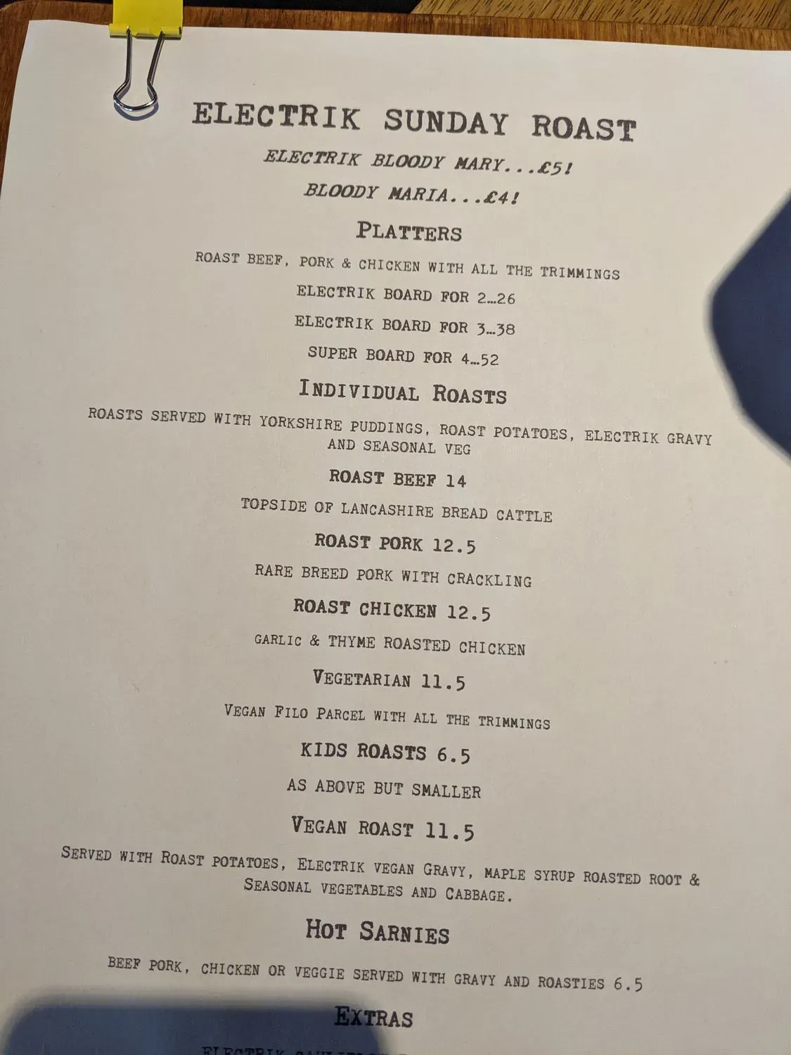 Menu 2