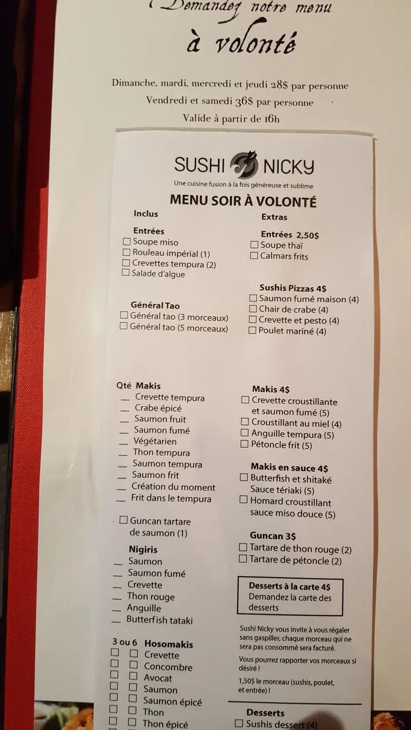 Menu 3