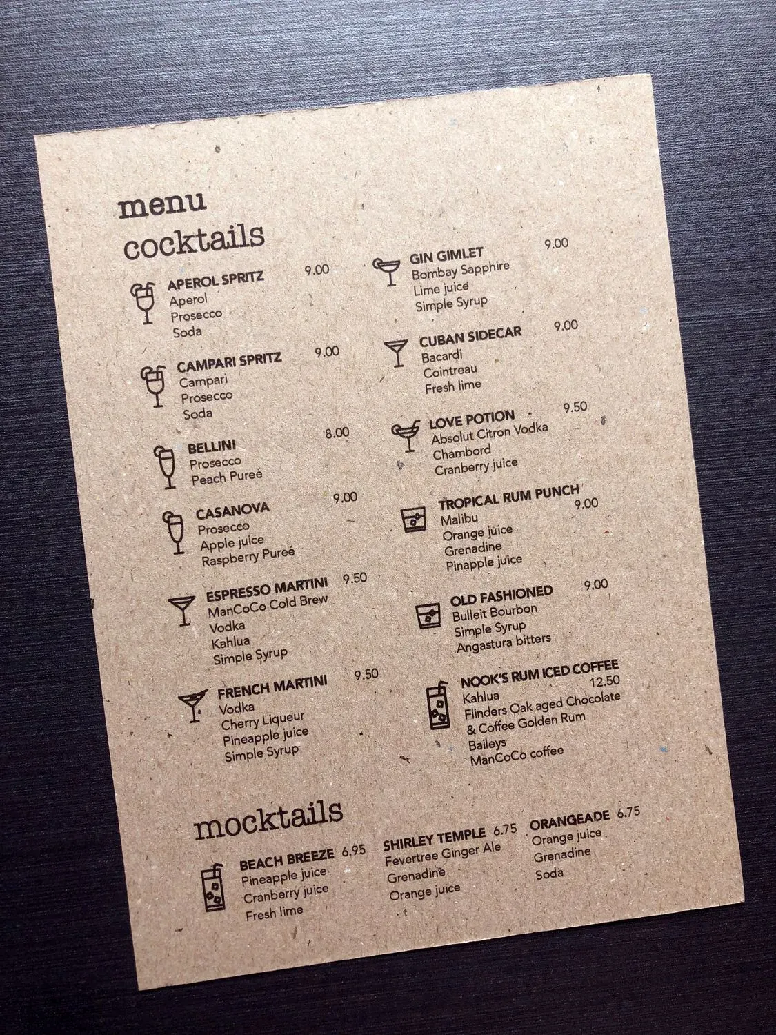 Menu 2