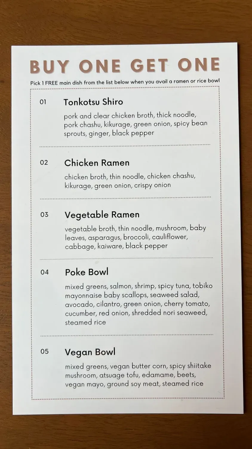 Menu 3