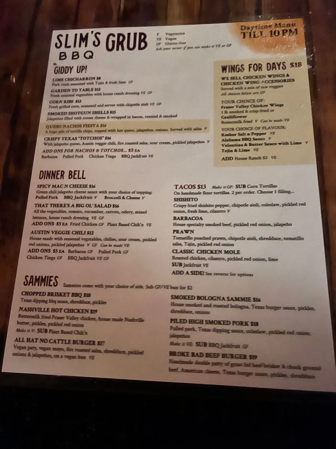 Menu 2