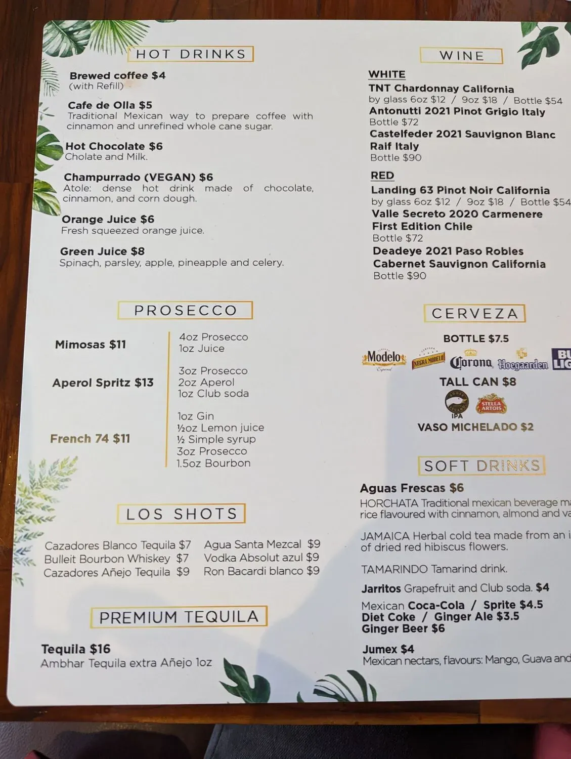 Menu 6