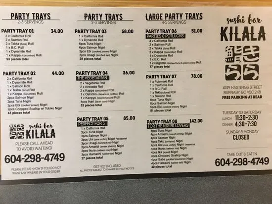 Menu 2