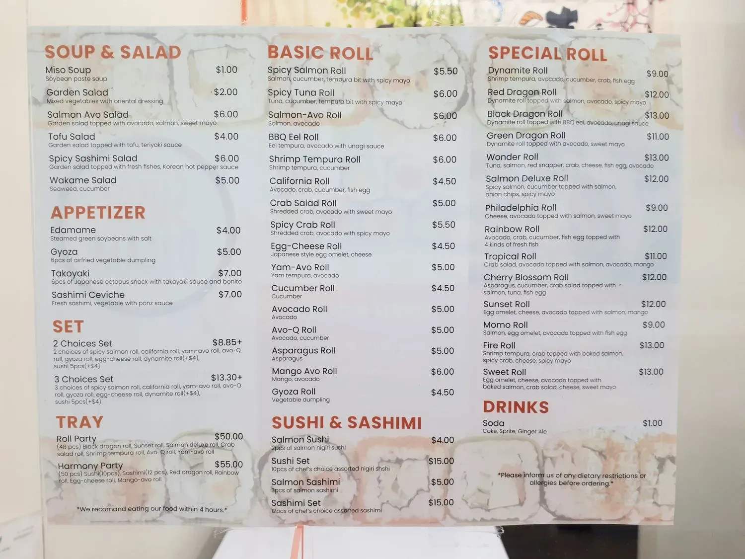 Menu 2