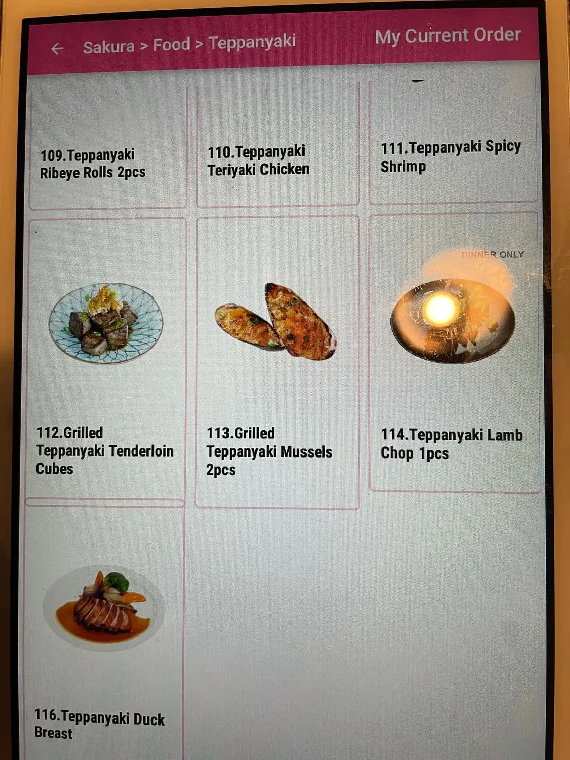 Menu 3