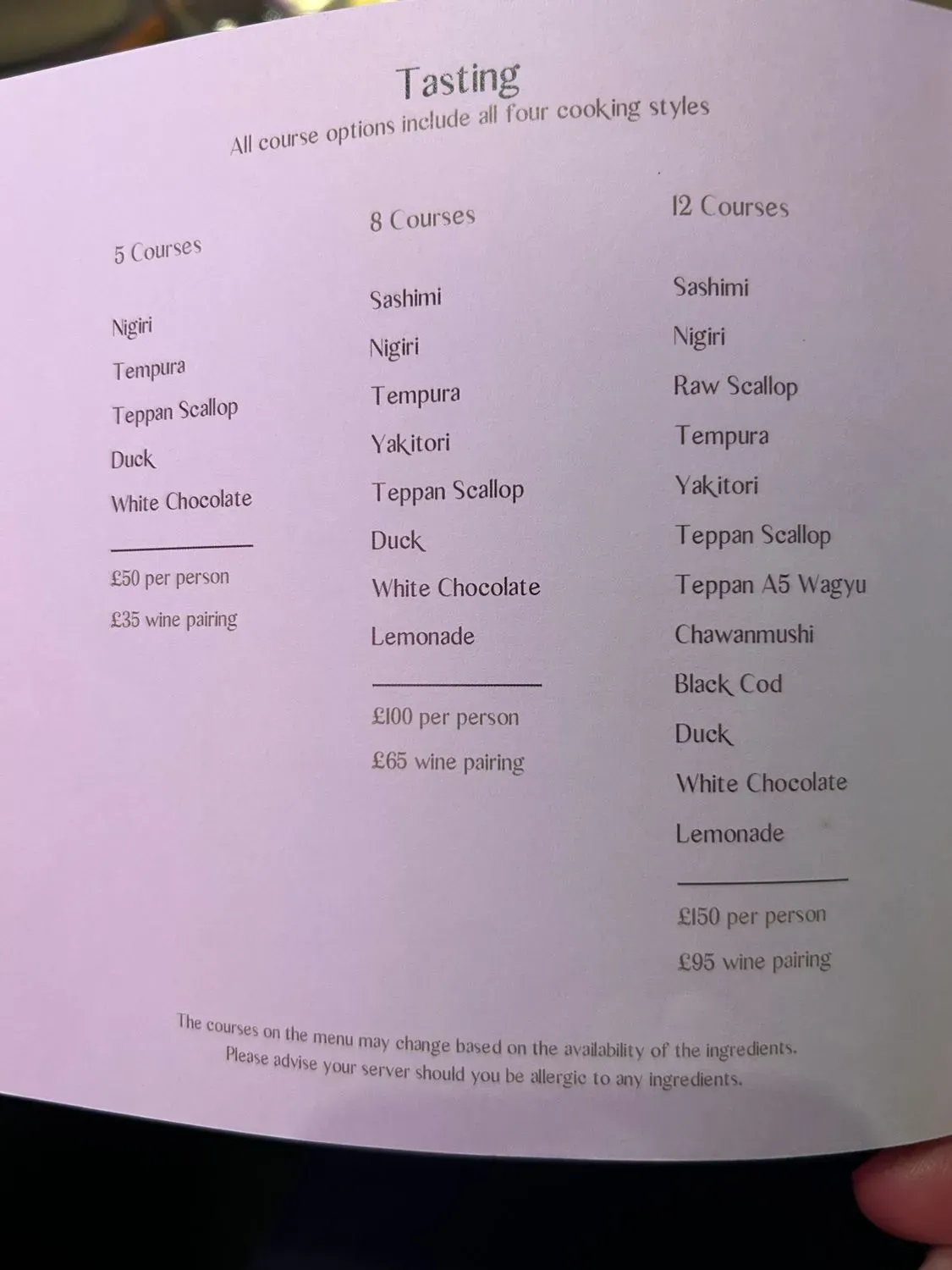 Menu 2