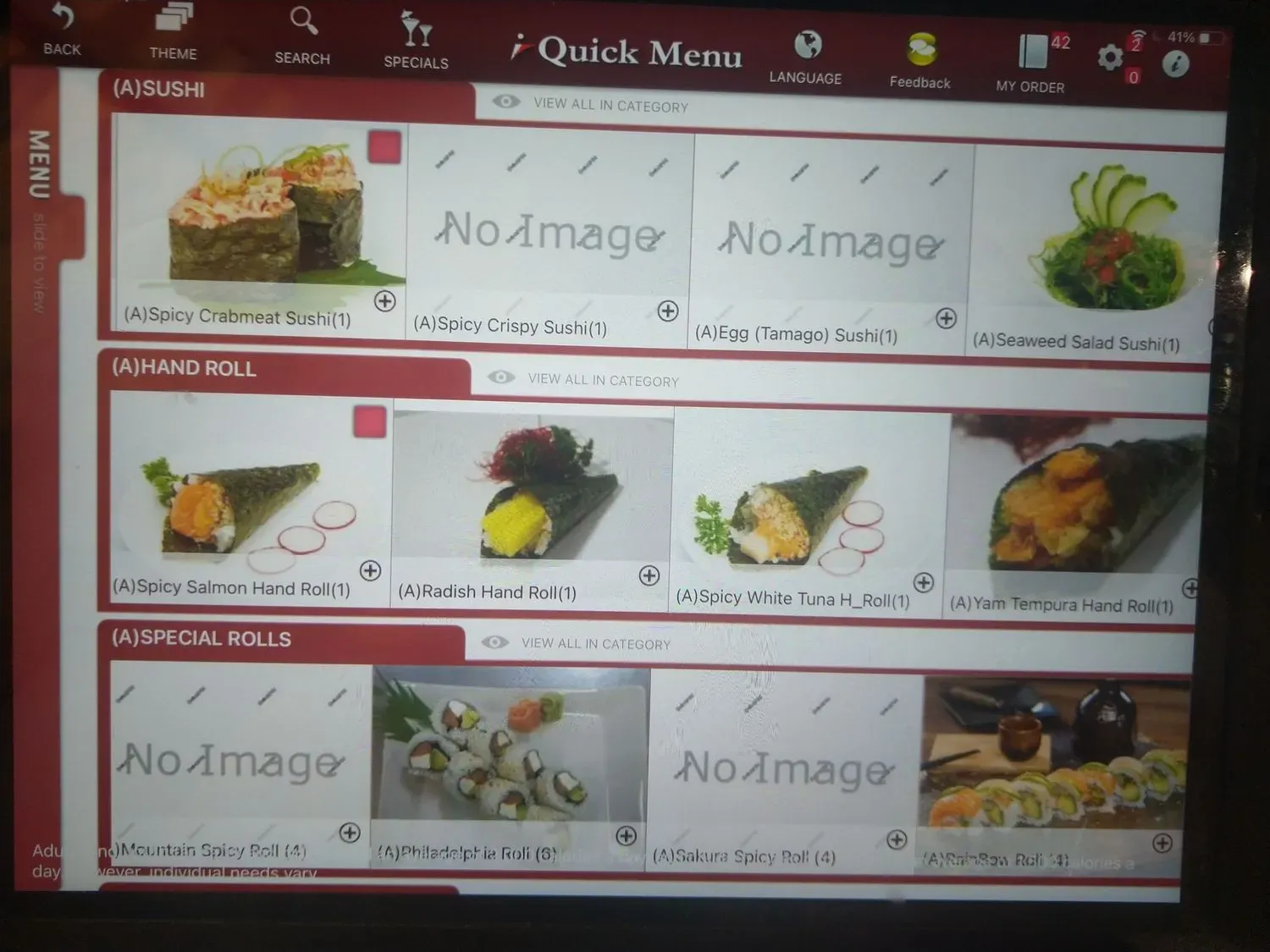 Menu 3