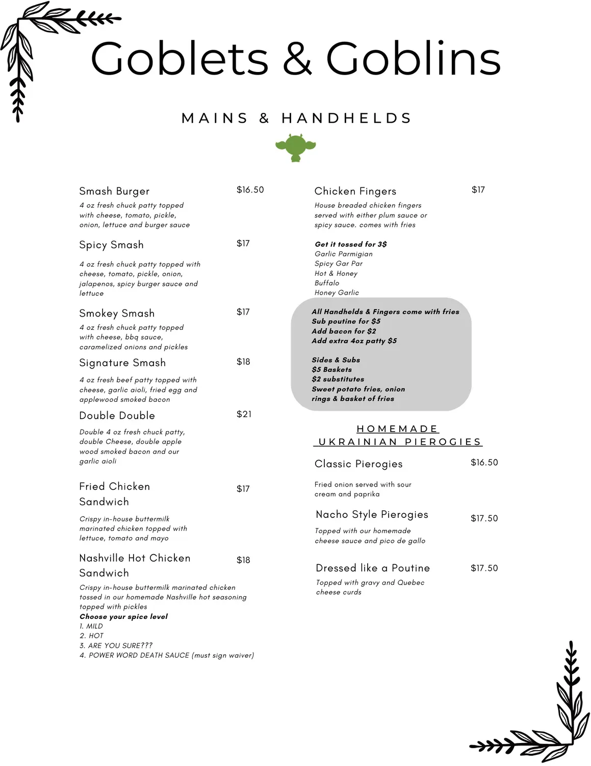 Menu 3