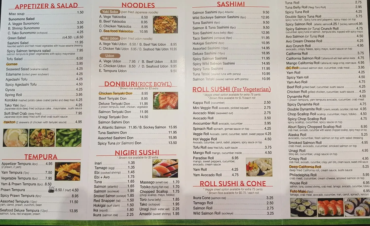 Menu 3