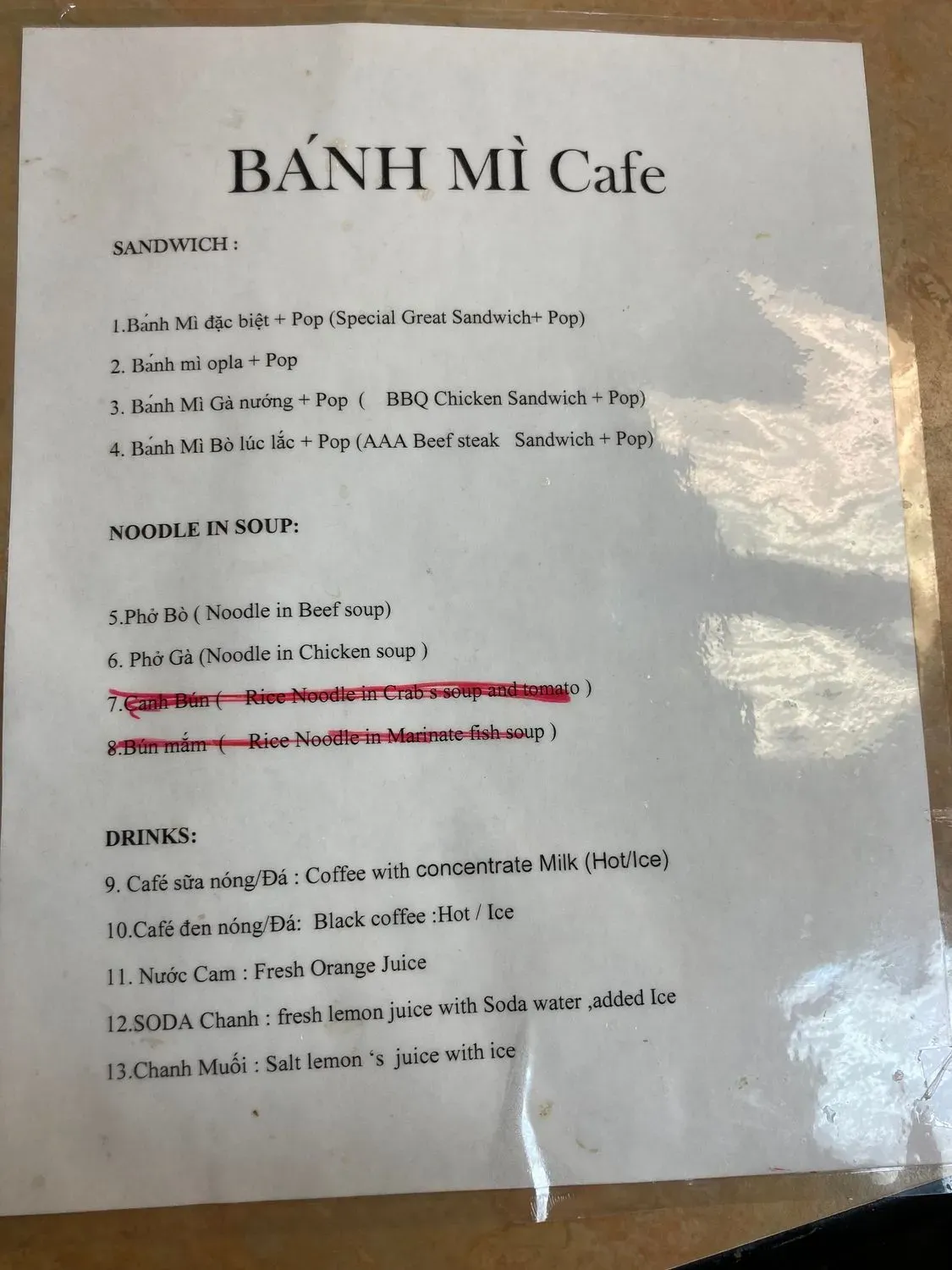 Menu 3