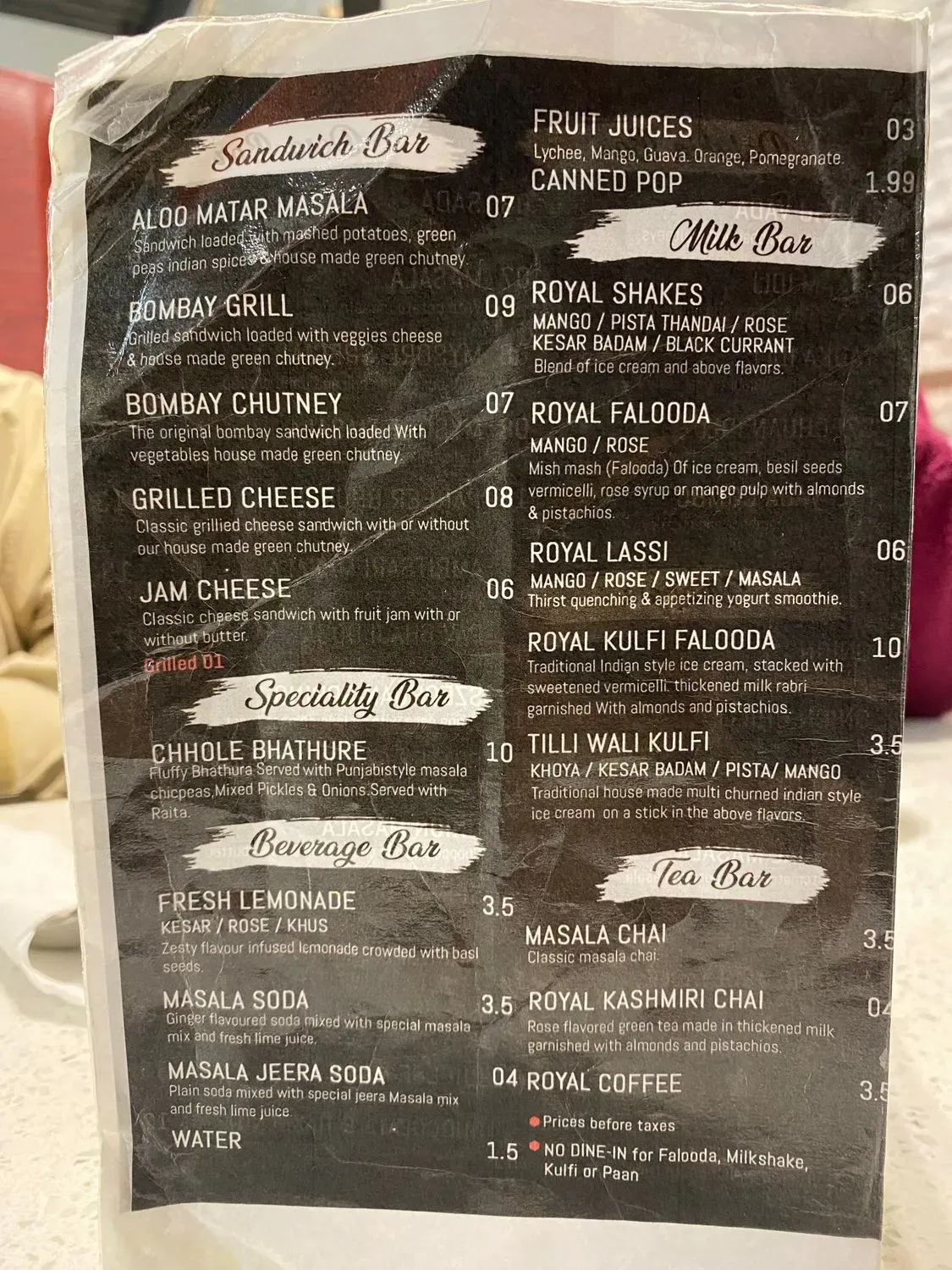 Menu 3