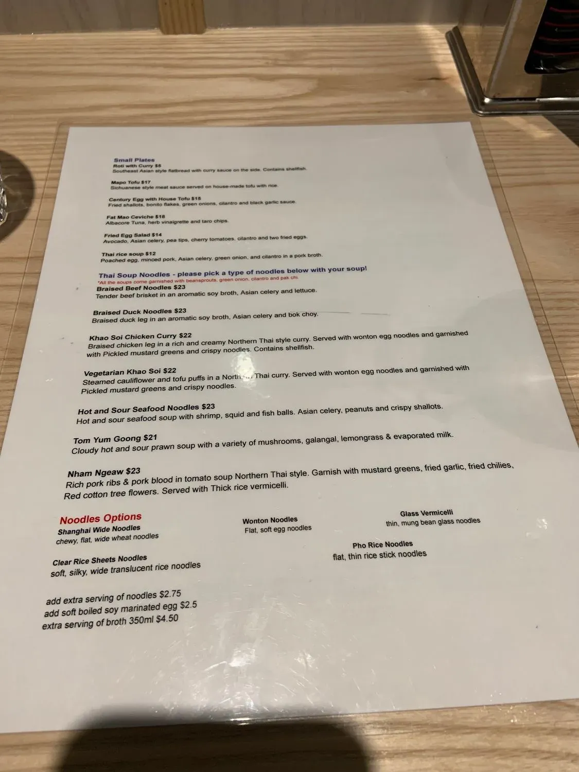 Menu 2