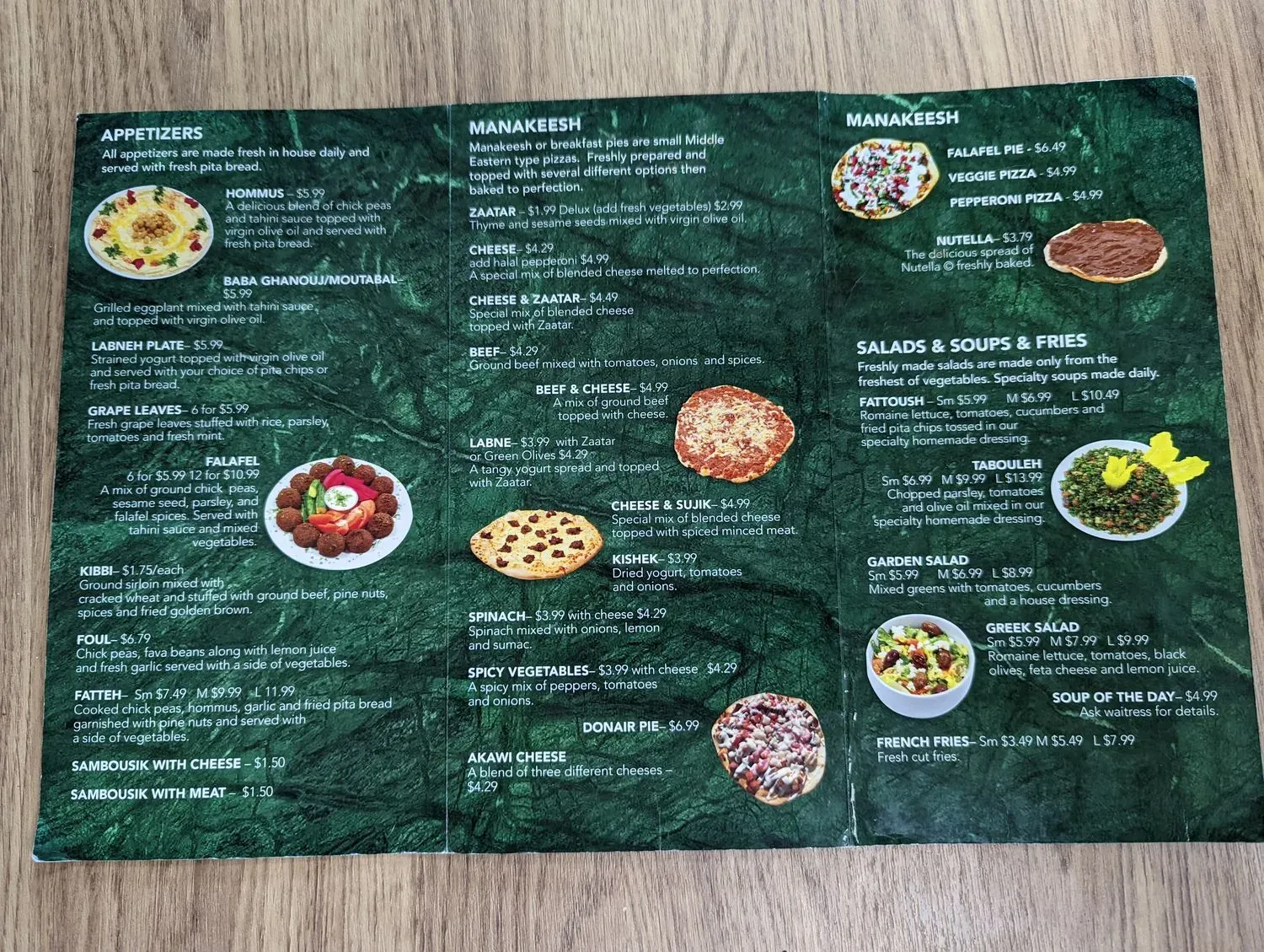 Menu 3