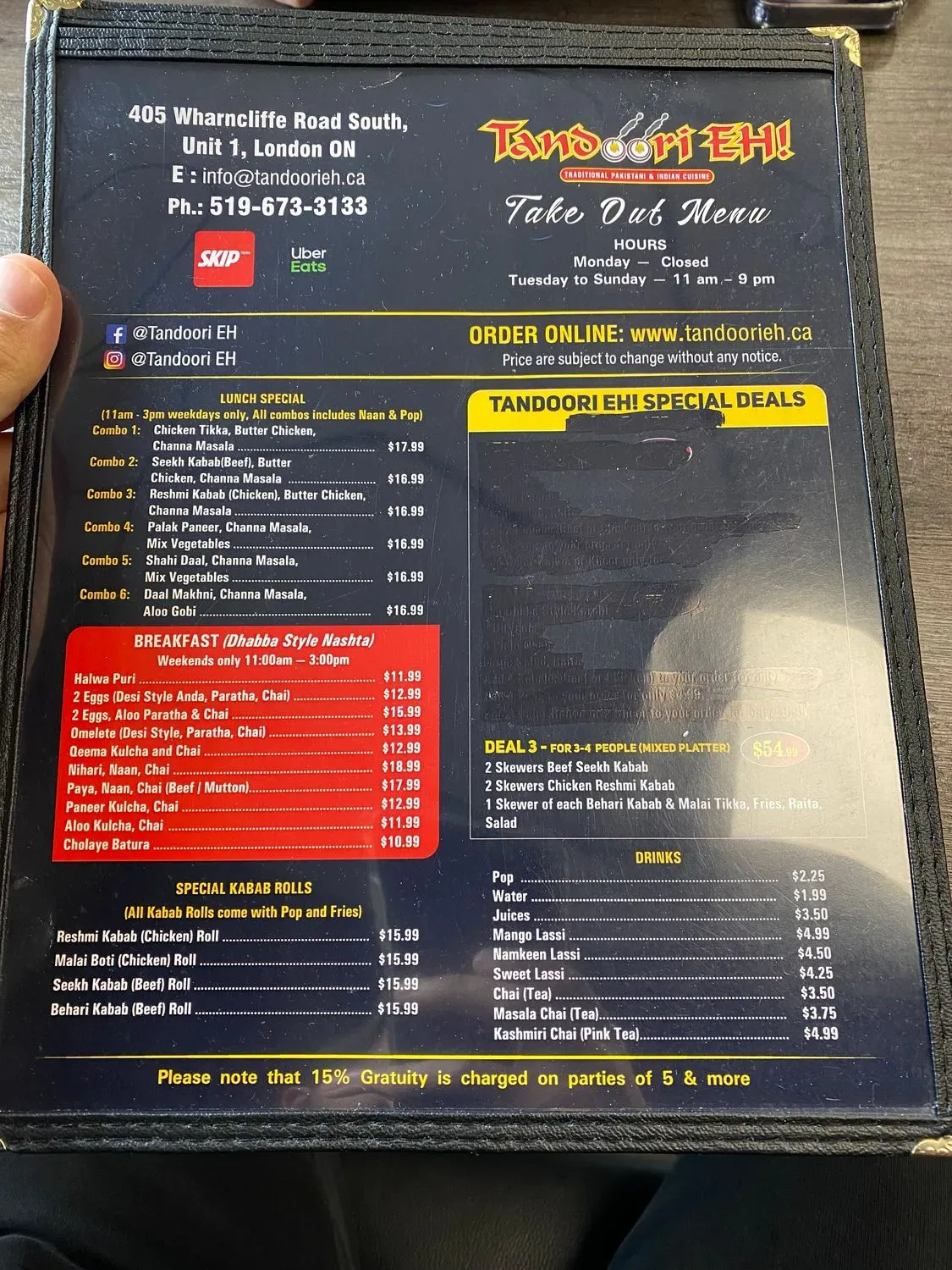 Menu 3