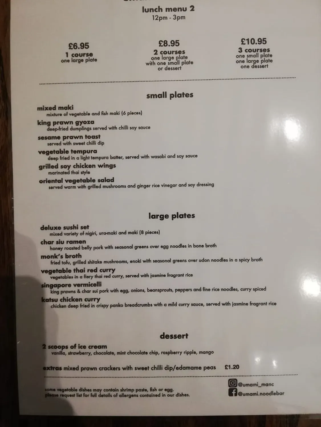 Menu 2