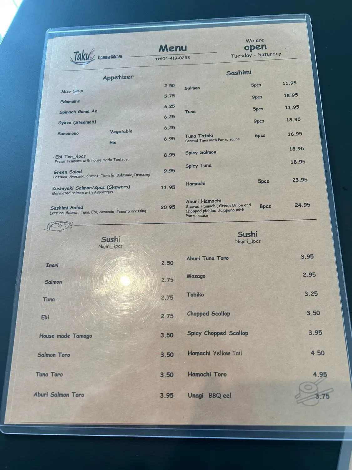 Menu 2