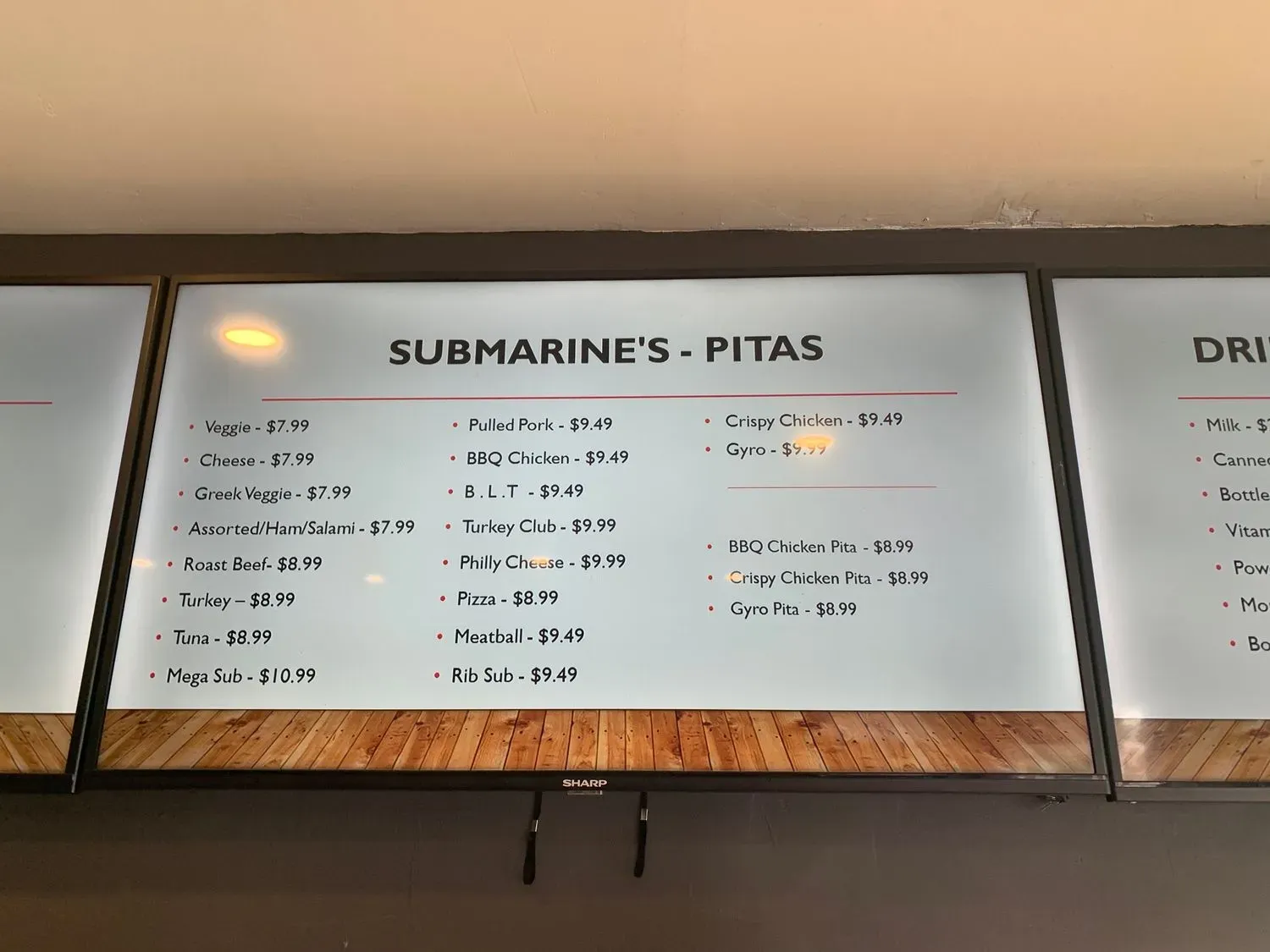 Menu 3