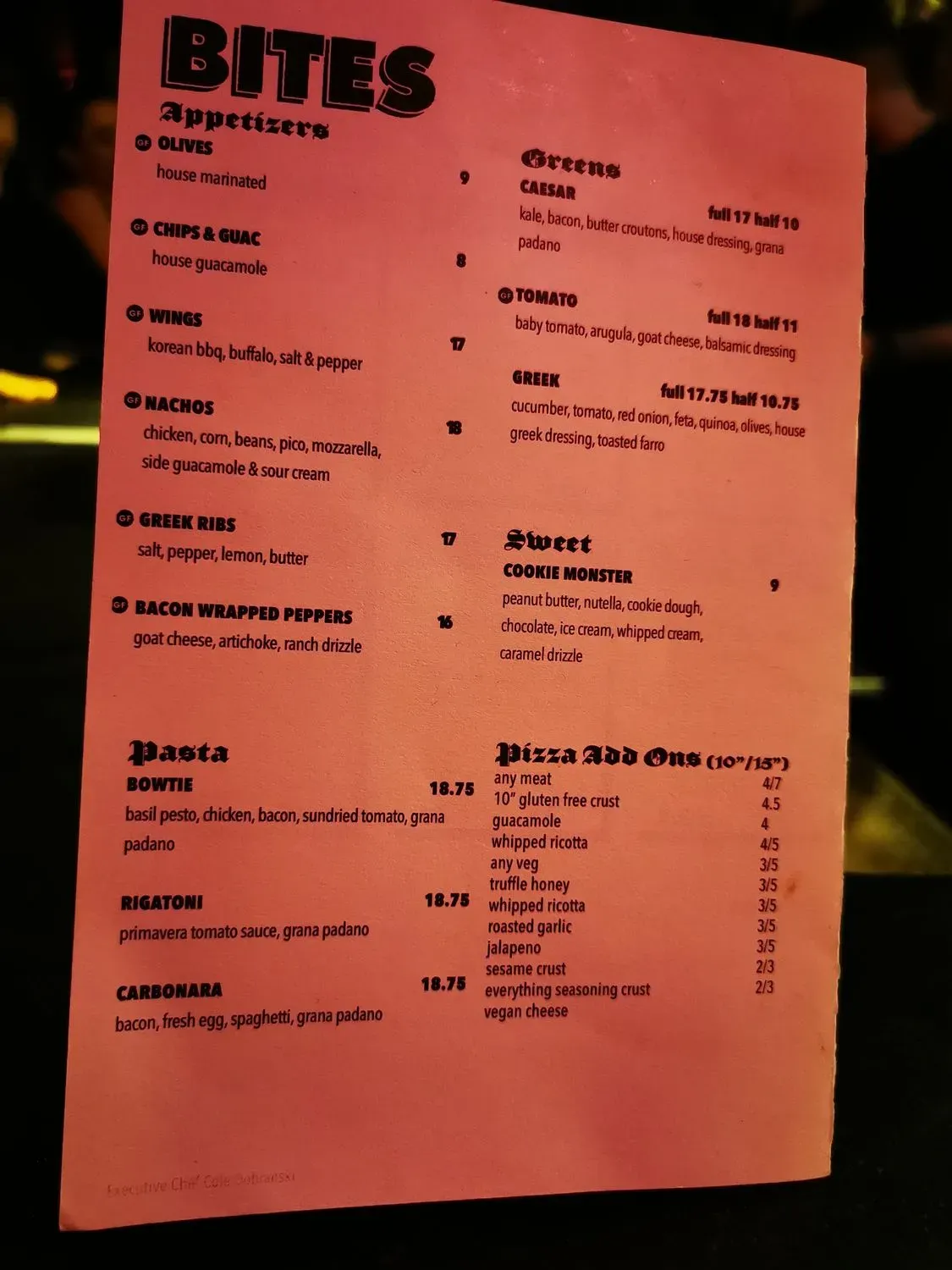 Menu 2