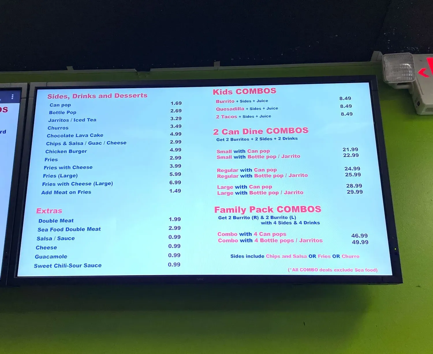 Menu 2