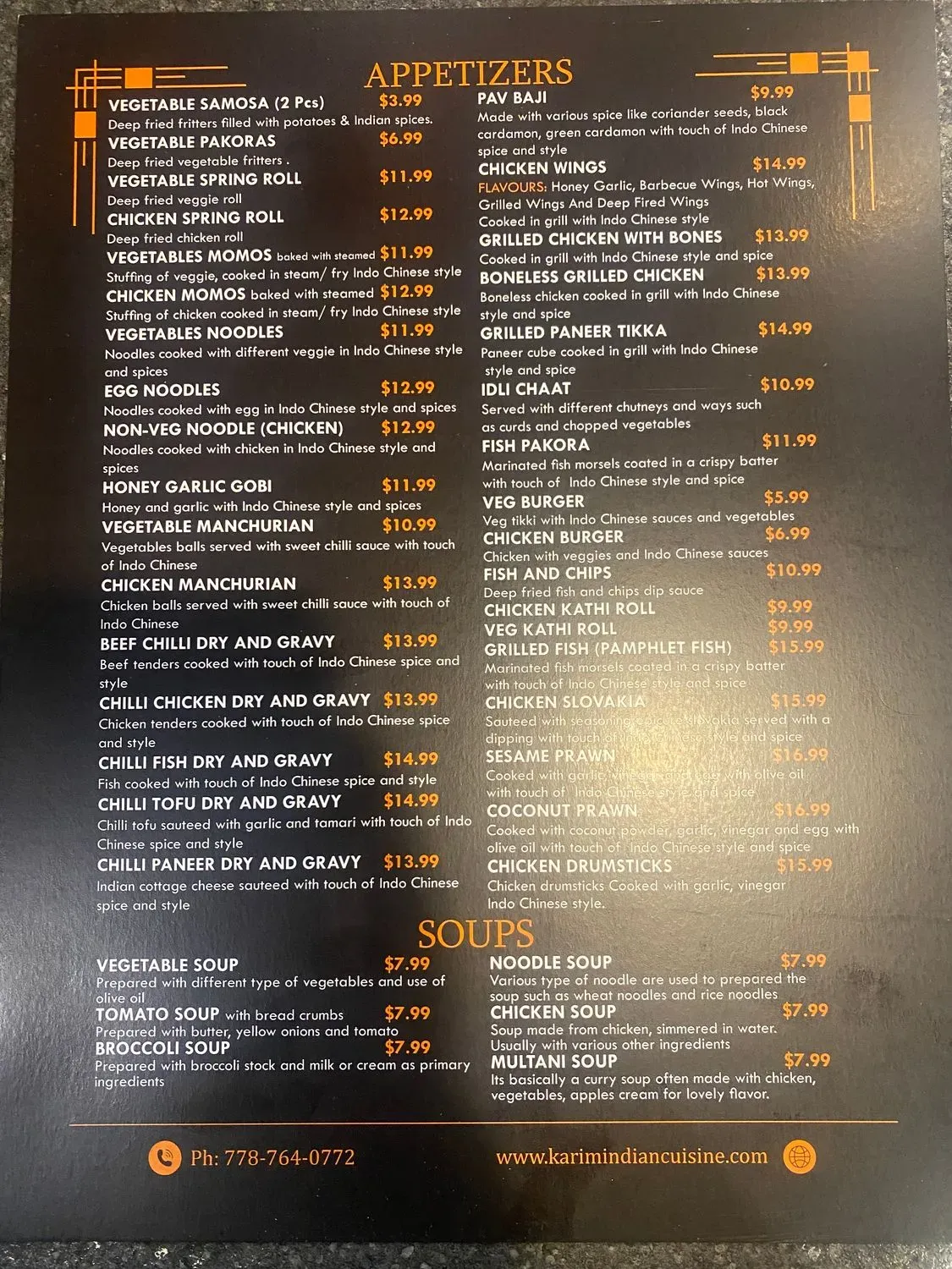 Menu 2