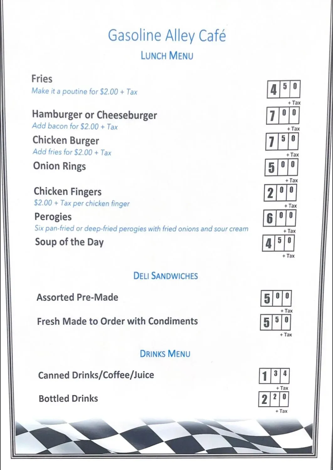 Menu 2